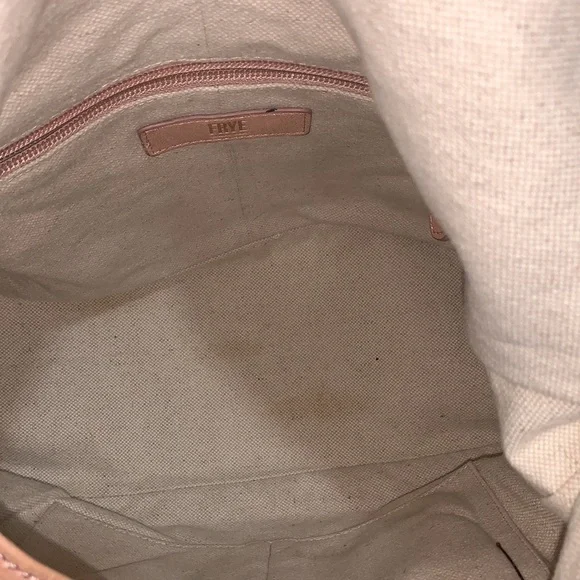 💗Frye Madison Leather Hobo Bag -Blush- Dusty-Rose - Picture 12 of 16